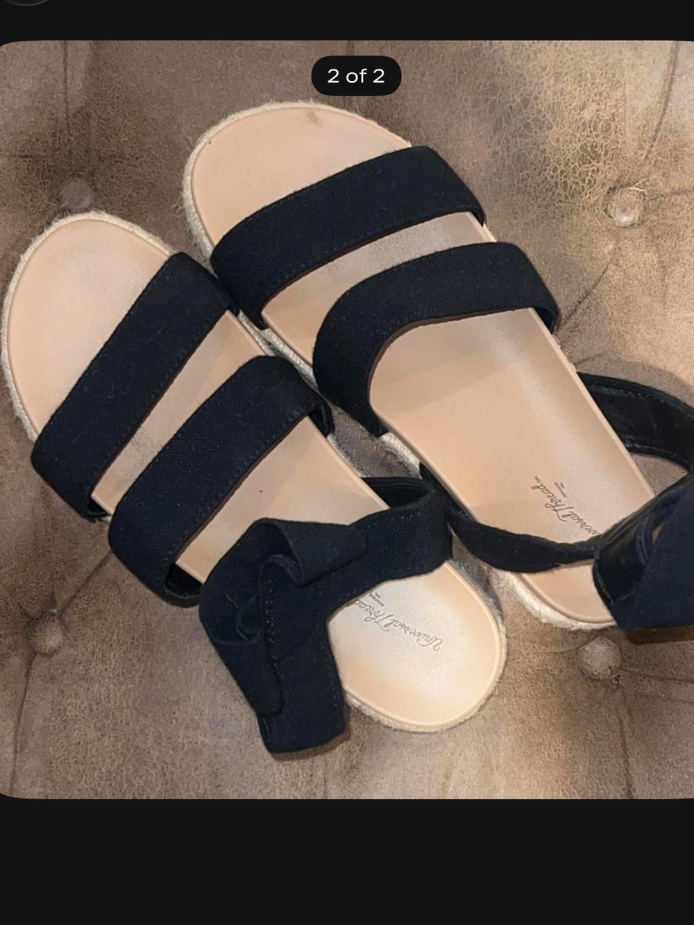 Women’s Black Strappy Sandals